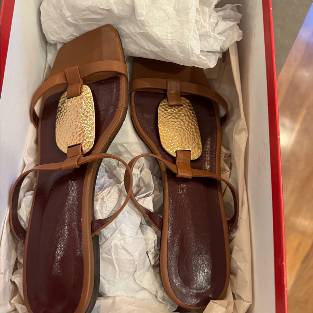 STAUD Margot Sandal in Tan